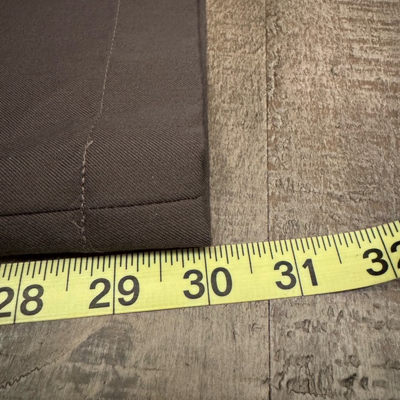 NWT Zara Dark Brown Dress Pants Wide Leg - Picture 8 of 11